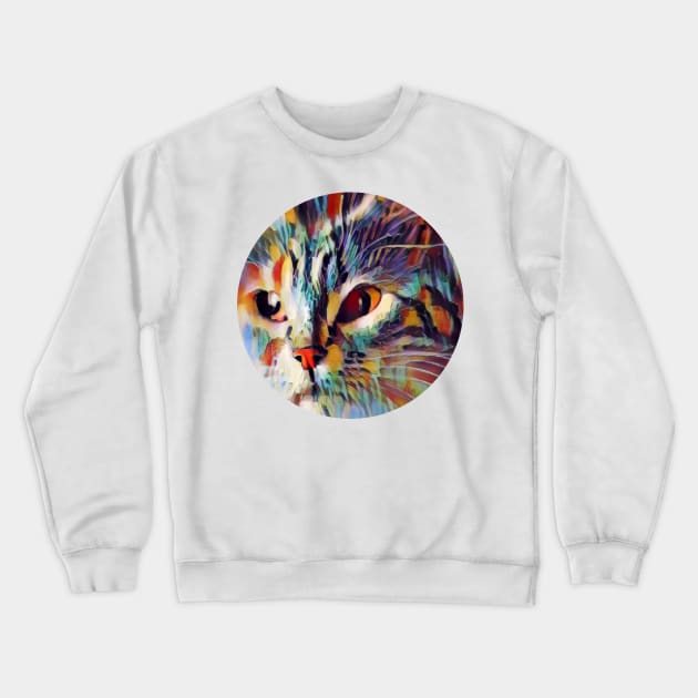 Fun floppy cat Crewneck Sweatshirt by GoranDesign